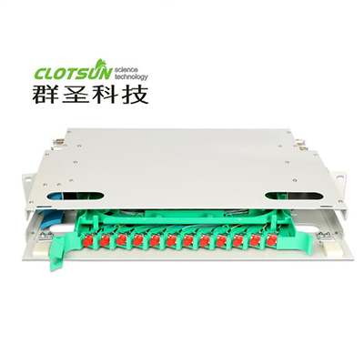 ODF架12口單元箱odf光纖配線架12芯滿配SC/FC頭接口