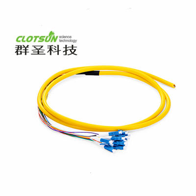 12芯 LC/UPC 單模 束狀圓纜光纖尾纖